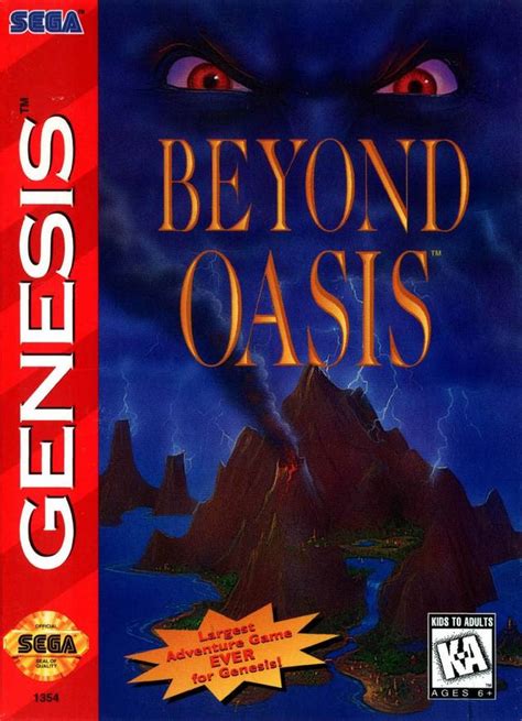 Beyond Oasis Sega Genesis