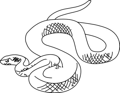 Snake Outline Clip Art at Clker.com - vector clip art online, royalty free & public domain