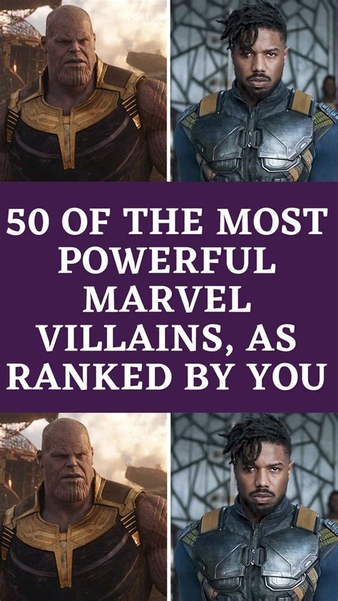 50 of the most powerful marvel villains as ranked by you – Artofit