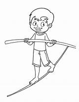 Acrobat coloring pages sketch template