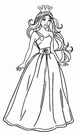 Barbie Princess Coloring Pages  Best For Kids sketch template