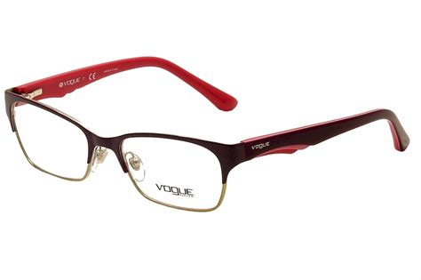 Vogue Eyeglasses VO3918 VO/3918 848 Violet/Brushed Gold/Pink Optical Frame 52mm | eBay