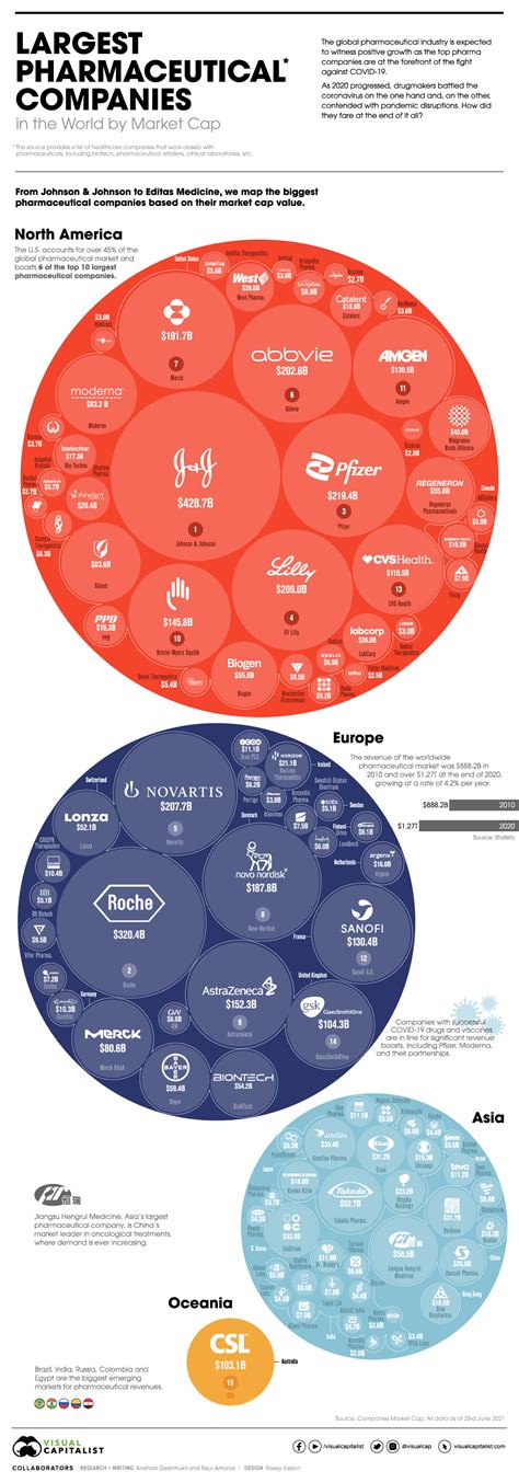 Visualizing the World's Biggest Pharmaceutical Companies