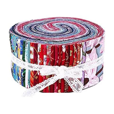 Fabric Strips Roll 2.5 Inch Jelly Fabric Bundles Fabric Quilting Strips ...