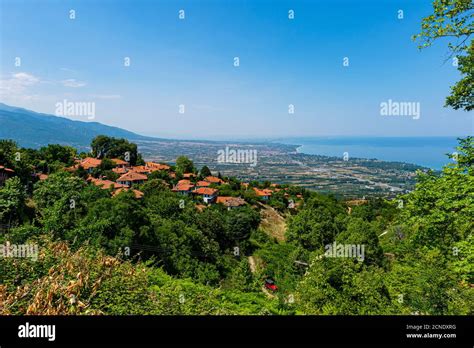 Mountain village of Palaios Panteleimonas, Mount Olympus, Greece, Europe Stock Photo - Alamy