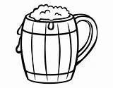 A Beer Glass Coloring Page  Free Printable Pages For Kids sketch template