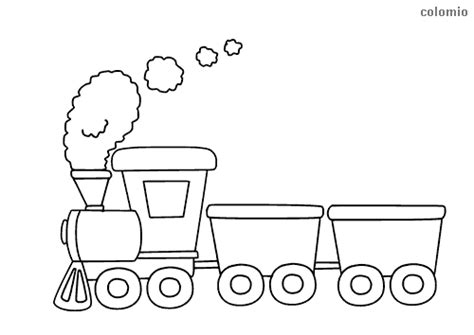 Trains coloring pages » Free & Printable » Train coloring sheets