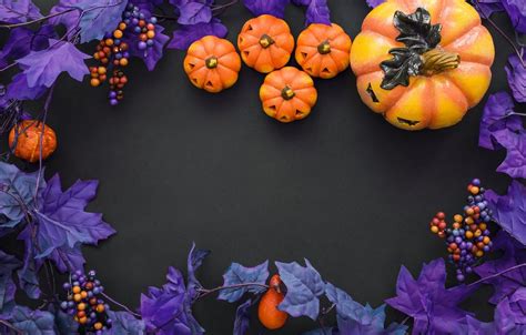 Halloween Purple And Orange Wallpapers - Wallpaper Cave