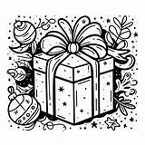 Free Christmas Gift coloring Page  Download Print Or Color Online For sketch template