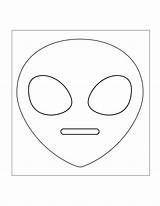 Alien Coloring Pages – Printable FREE sketch template