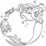 Printable Coloring Pages Ariel sketch template