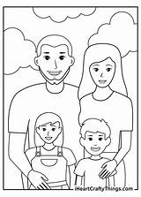 Family Coloring Pages Printable sketch template