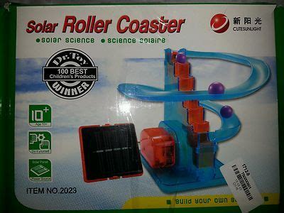 Kid's Solar DIY Roller Coaster Kit | eBay | Diy solar, Roller coaster, Solar