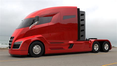 Nikola One 2000-hp natural gas-electric semi truck announced