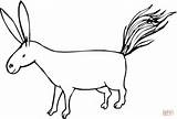 Esel Burro Malvorlage Ezel Keledai Donkey Kleurplaat Asino Ausmalbilder  sketch template