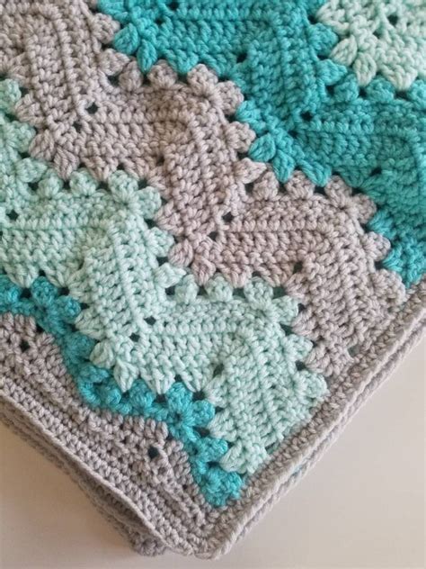 Crochet baby blanket ripple granny stitch baby Afghan ripple | Etsy