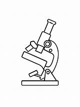 Microscope Clipart Coloring Sheet  Vrogueco sketch template