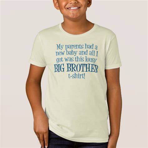 Funny Big Brother T-Shirt | Zazzle