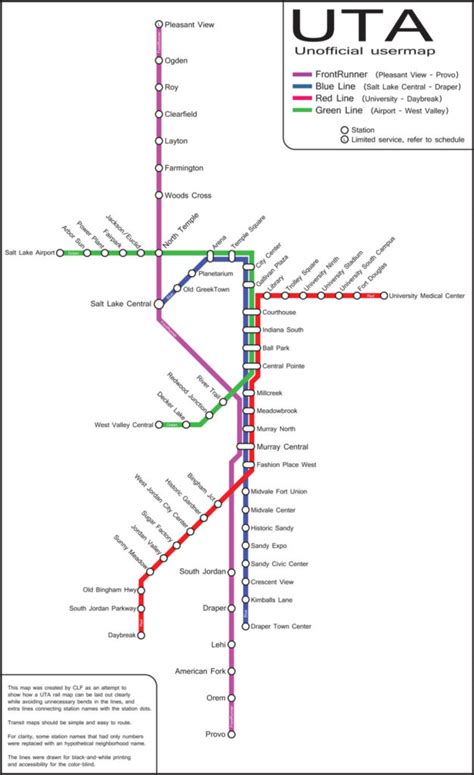 Transit Maps: Unofficial Map: UTA TRAX and Frontrunner – a plea for ...