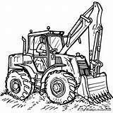 Backhoe Coloring Pages  Free & Printable sketch template