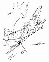 Spitfire Coloring Pages  Coloring Home sketch template