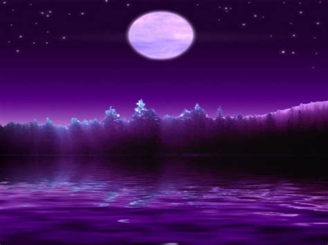 Purple Sky | PURPLE NIGHT, MOON, NIGHT, PURPLE, REFLECTION, SKY, STARS | Purple sky, Night skies ...