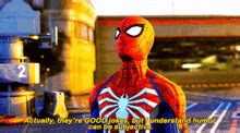 Spider Man Ps4 GIF - Spider Man Ps4 Actually Theyre Good Jokes - Discover & Share GIFs