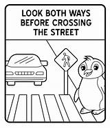 Traffic Signs Coloring Pages Encouraging Kids To Move Responsibly On  sketch template