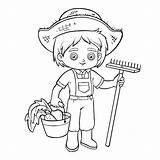 Farmer Coloring Images  Free Download On Freepik sketch template