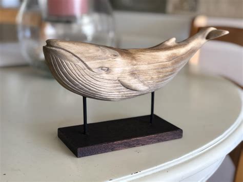 I carved a blue whale for a friend who likes whales : r/woodworking