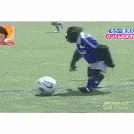 Just a monkey playing football... - 9GAG