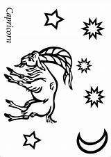 Capricorn coloring Pages  Hellokidscom sketch template