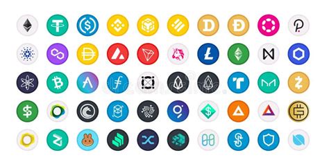 Crypto Coin Logos Stock Illustrations – 588 Crypto Coin Logos Stock Illustrations, Vectors ...