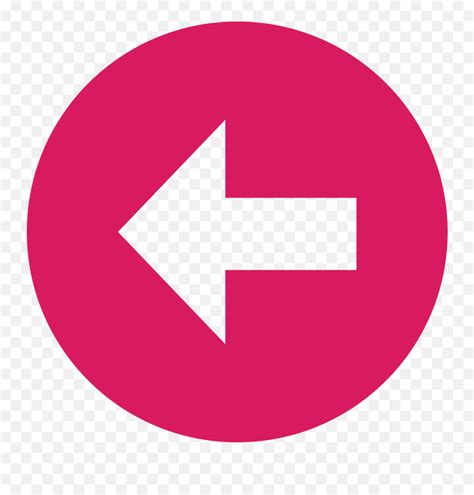 Fileeo Circle Pink Arrow - Leftsvg Wikimedia Commons Emoji,Left Arrow Emoji - Free Emoji PNG ...