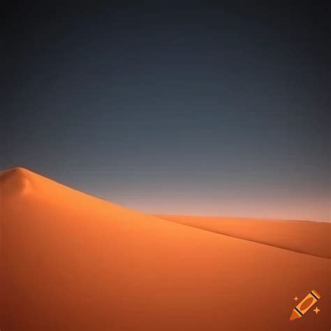 Realistic desert landscape