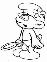 Coloring Smurfs Pages Smurf Characters Pilih Papan Cartoon Kids Sketch  sketch template