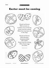 Hot Cross Buns Coloring Page sketch template