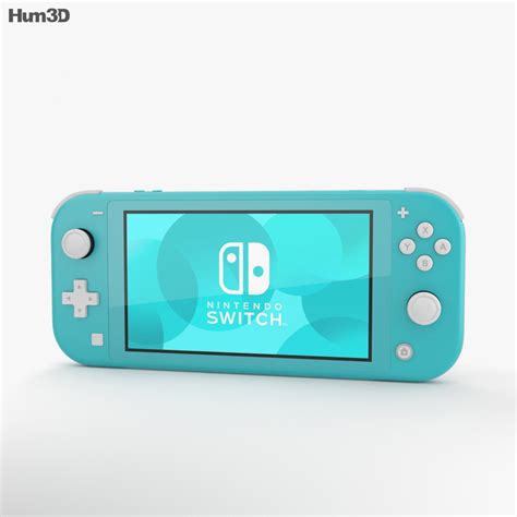 Nintendo Switch Lite Turquoise Modelo 3D - Descargar Consola de juegos on 3DModels.org