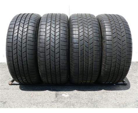 4 used tires 225 55 17 Pirelli Cinturato P7 All Season Run Flat 50% life