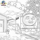 Thomas And Friends Coloring  Team sketch template