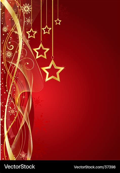 Christmas star background Royalty Free Vector Image