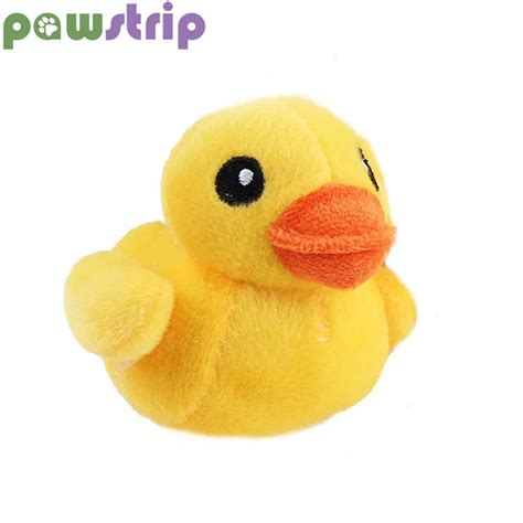 pawstrip 1pc Cute Duck Pet Dog Toys Soft Plush Dog Sound Toys Chihuahua Puppy Chew Toys 10*10*6 ...