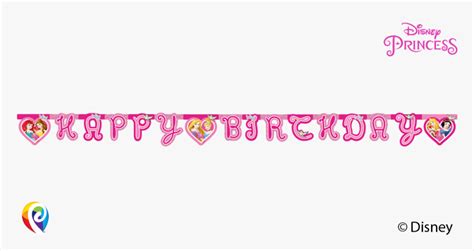 Princess Banner Png - Happy Birthday Banner Disney Princess ...