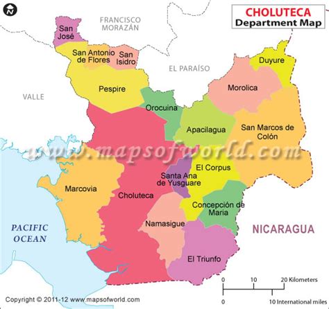 Choluteca Honduras Mapa