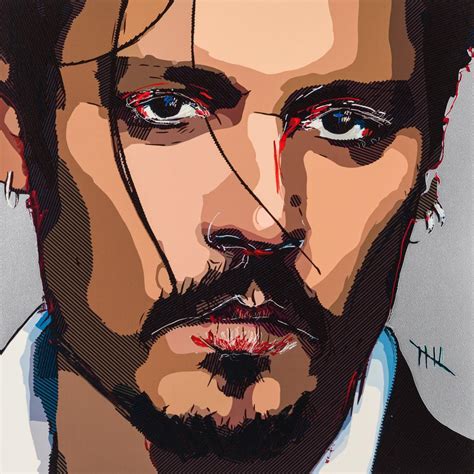 What Johnny Depp did next: a £1,950 self-portrait in aid of mental health