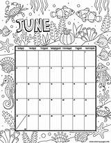 Calendar Month Coloring Pages sketch template