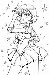 Sailor Mercury Coloring Pages sketch template