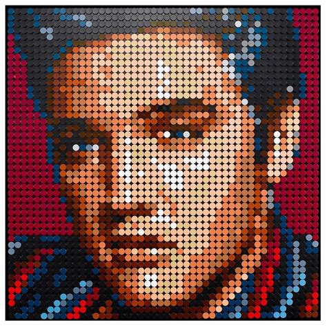 LEGO Art Elvis Presley "The King" (31204) Revealed - The Brick Fan | Lego art, Pixel art, Elvis