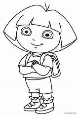 Dora Coloring Pages Printable sketch template