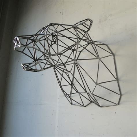 Wire sculpture, Wire art, Bear sculptures